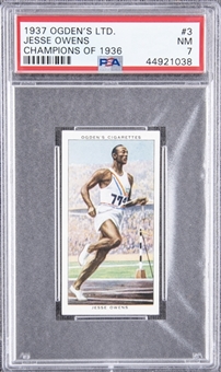 1937 Ogdens Ltd. "Champions of 1936" Complete Set (50) – Featuring Jesse Owens